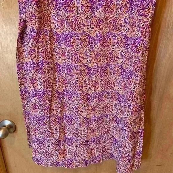 NWT LulaRoe Joy Open Front Vest Cardigan Purple Multi Color Small - Picture 12 of 15